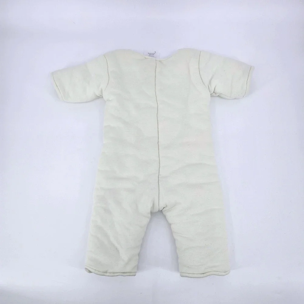 Baby Merlins Magic Sleepsuit Cream Cotton Swaddle Transition Small 3-6 Months